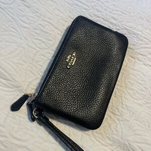 Coach Black Wristlet